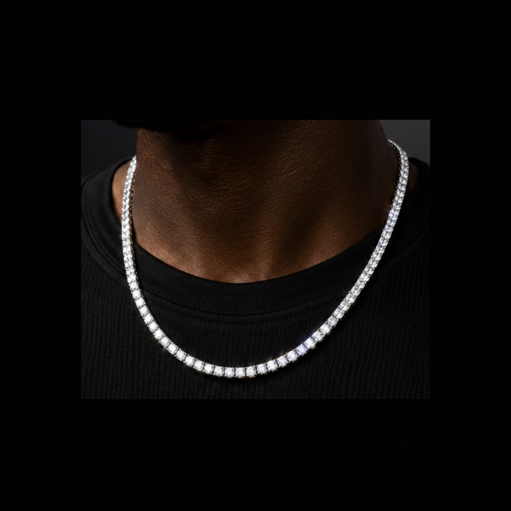 VVS Tennis Chain 14K Gold