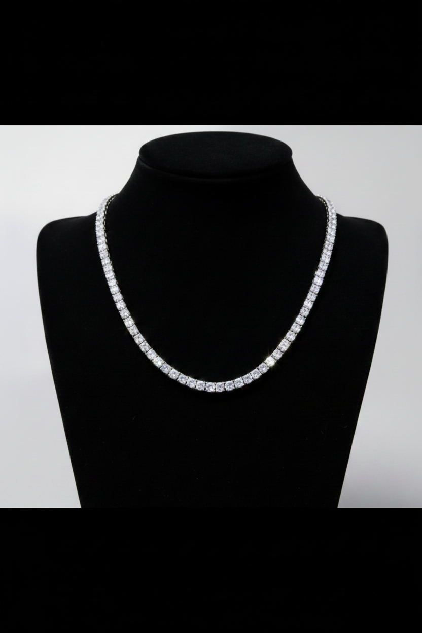 VVS Tennis Chain 14K Gold